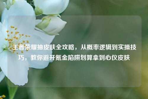 王者荣耀抽皮肤全攻略,从概率逻辑到实操技巧,教你避开氪金陷阱划算拿到心仪皮肤