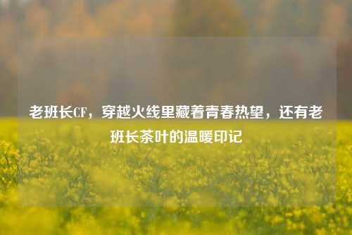 老班长CF，穿越火线里藏着青春热望，还有老班长茶叶的温暖印记