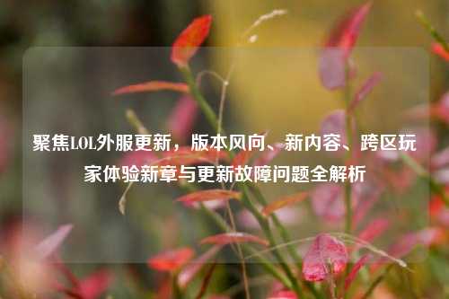 聚焦LOL外服更新,版本风向、新内容、跨区玩家体验新章与更新故障问题全解析