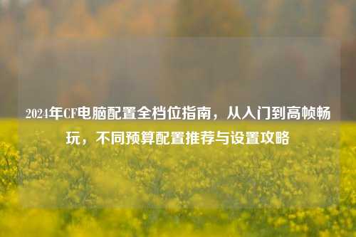 2024年CF电脑配置全档位指南，从入门到高帧畅玩，不同预算配置推荐与设置攻略