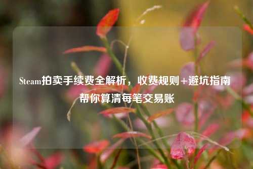 Steam拍卖手续费全解析,收费规则+避坑指南 帮你算清每笔交易账