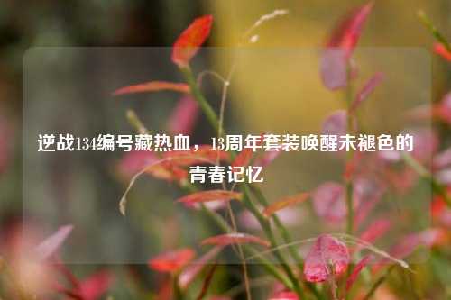 逆战134编号藏热血,13周年套装唤醒未褪色的青春记忆