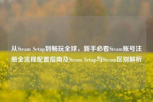 从Steam Setup到畅玩全球，新手必看Steam账号注册全流程配置指南及Steam Setup与Steam区别解析