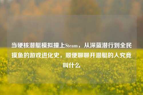 当硬核潜艇模拟撞上Steam，从深蓝潜行到全民摸鱼的游戏进化史，顺便聊聊开潜艇的人究竟叫什么