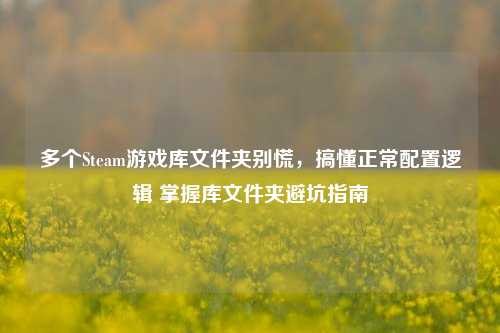 多个Steam游戏库文件夹别慌，搞懂正常配置逻辑 掌握库文件夹避坑指南