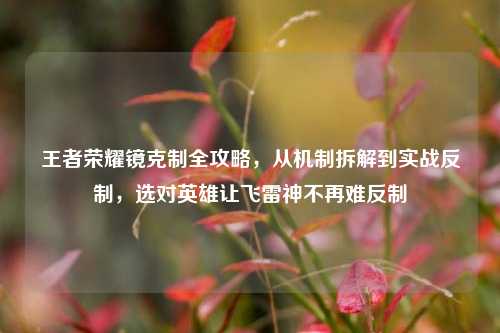 王者荣耀镜克制全攻略,从机制拆解到实战反制,选对英雄让飞雷神不再难反制
