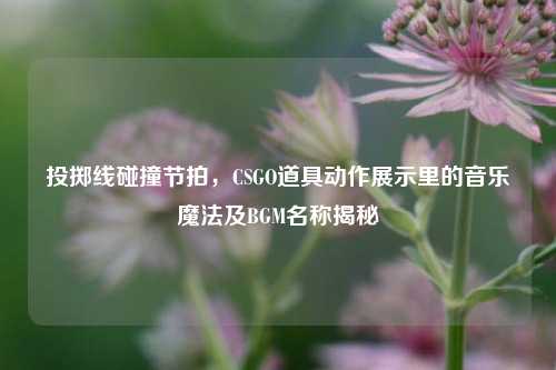投掷线碰撞节拍，CSGO道具动作展示里的音乐魔法及BGM名称揭秘