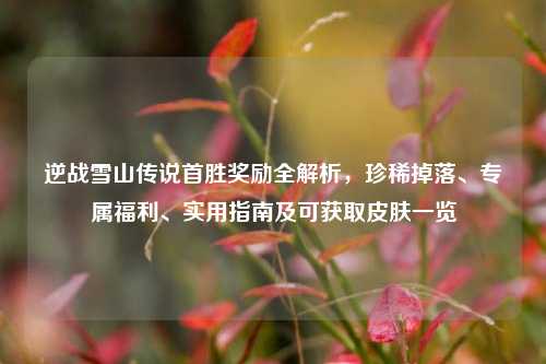 逆战雪山传说首胜奖励全解析,珍稀掉落、专属福利、实用指南及可获取皮肤一览
