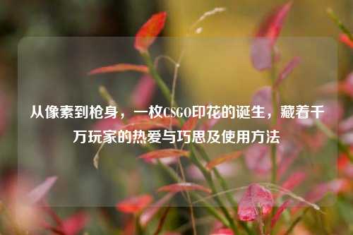 从像素到枪身，一枚CSGO印花的诞生，藏着千万玩家的热爱与巧思及使用方法