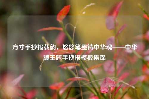 方寸手抄报载韵，悠悠笔墨铸中华魂——中华魂主题手抄报模板集锦