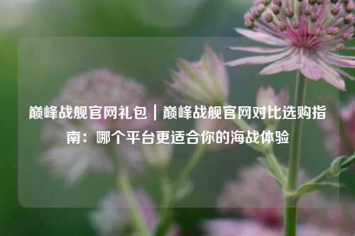 巅峰战舰官网礼包｜巅峰战舰官网对比选购指南：哪个平台更适合你的海战体验