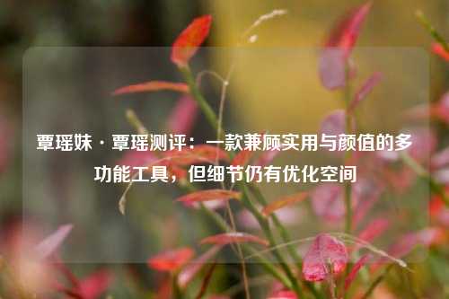 覃瑶妹·覃瑶测评：一款兼顾实用与颜值的多功能工具，但细节仍有优化空间