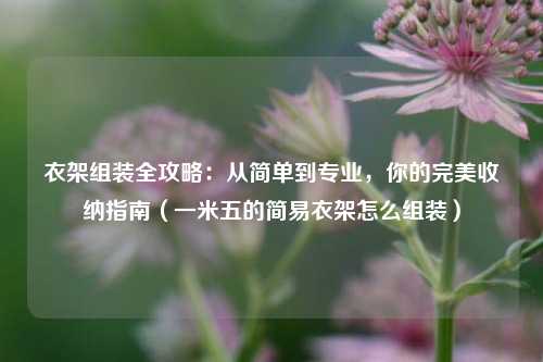 衣架组装全攻略：从简单到专业，你的完美收纳指南（一米五的简易衣架怎么组装）